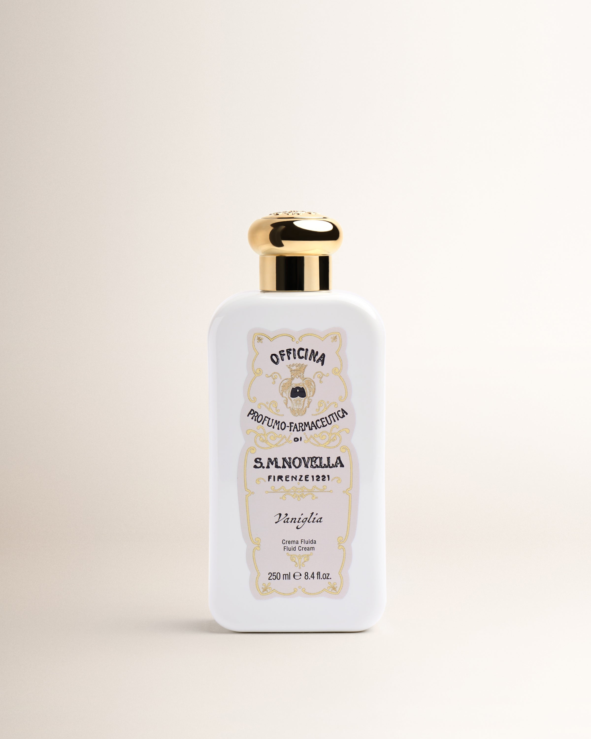 S.M. Novella Vaniglia ボディクリーム 250ml、サンプル Vaniglia: Perfumed Body Cream - Santa Maria Novella