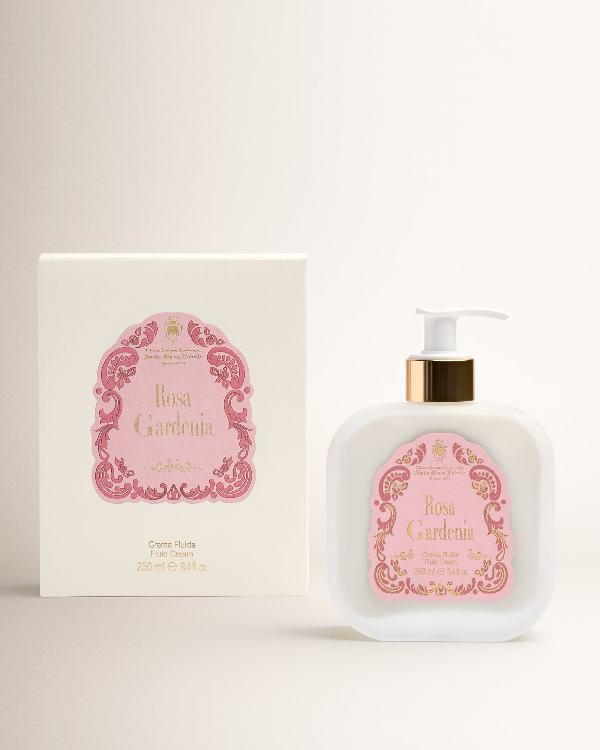 Crema Fluida Rosa Gardenia in Vetro