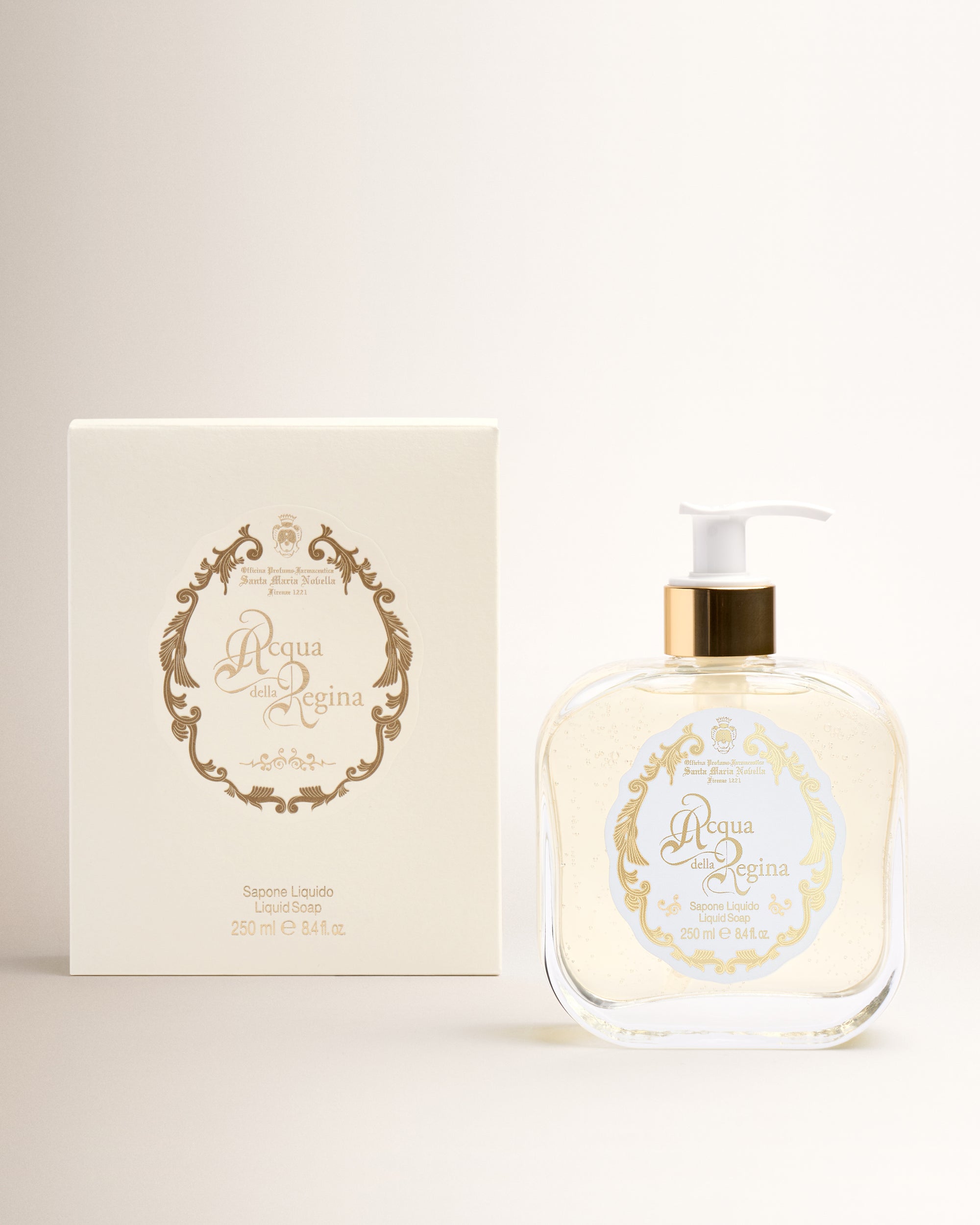 Sapone Liquido Acqua della Regina in Vetro