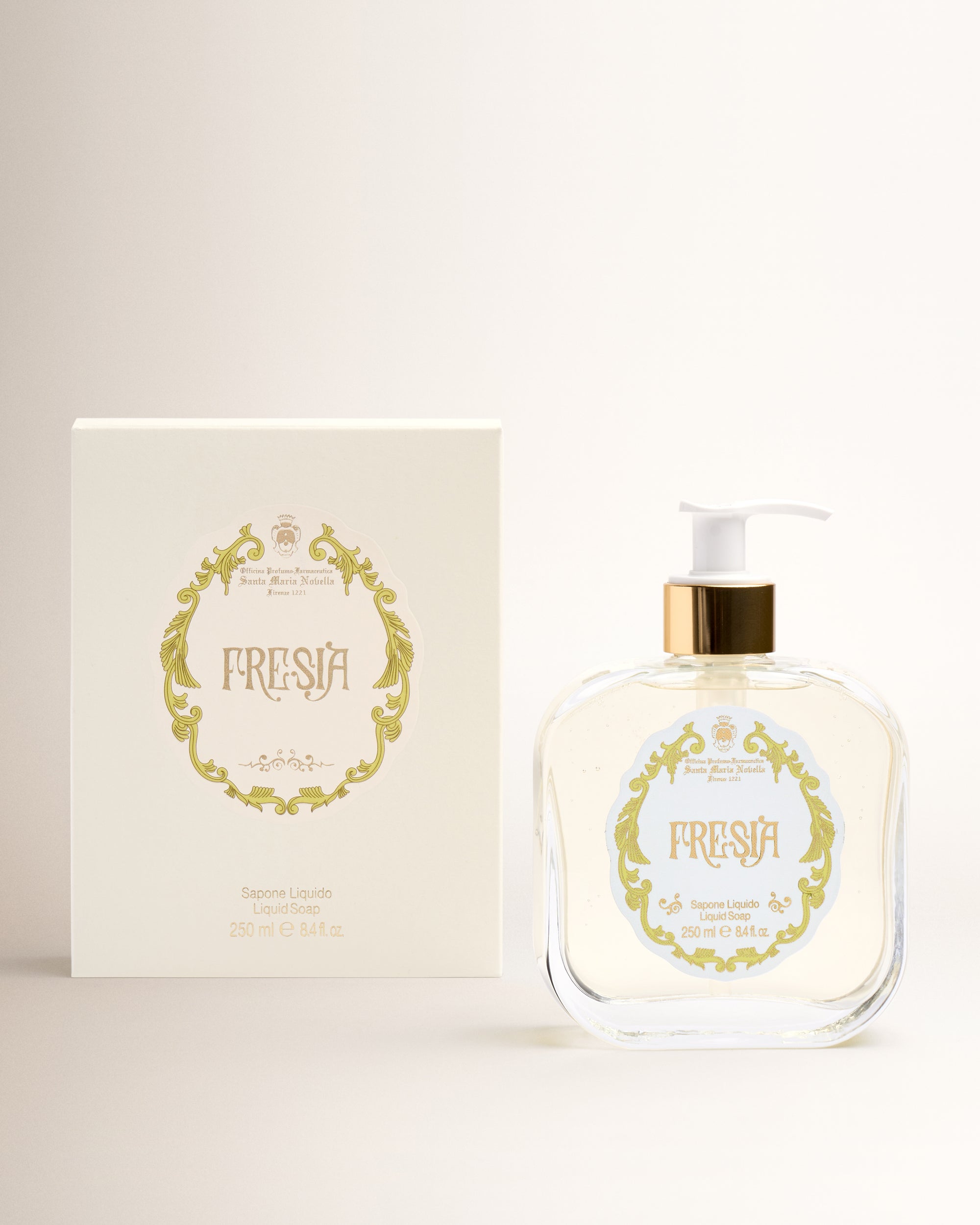 Sapone Liquido Fresia in Vetro