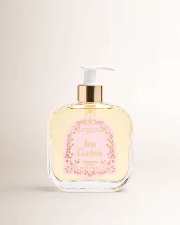 Rosa Gardenia Glass Bath Gel