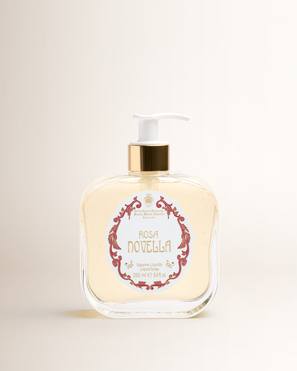 Savon Liquide Rosa Novella en Verre