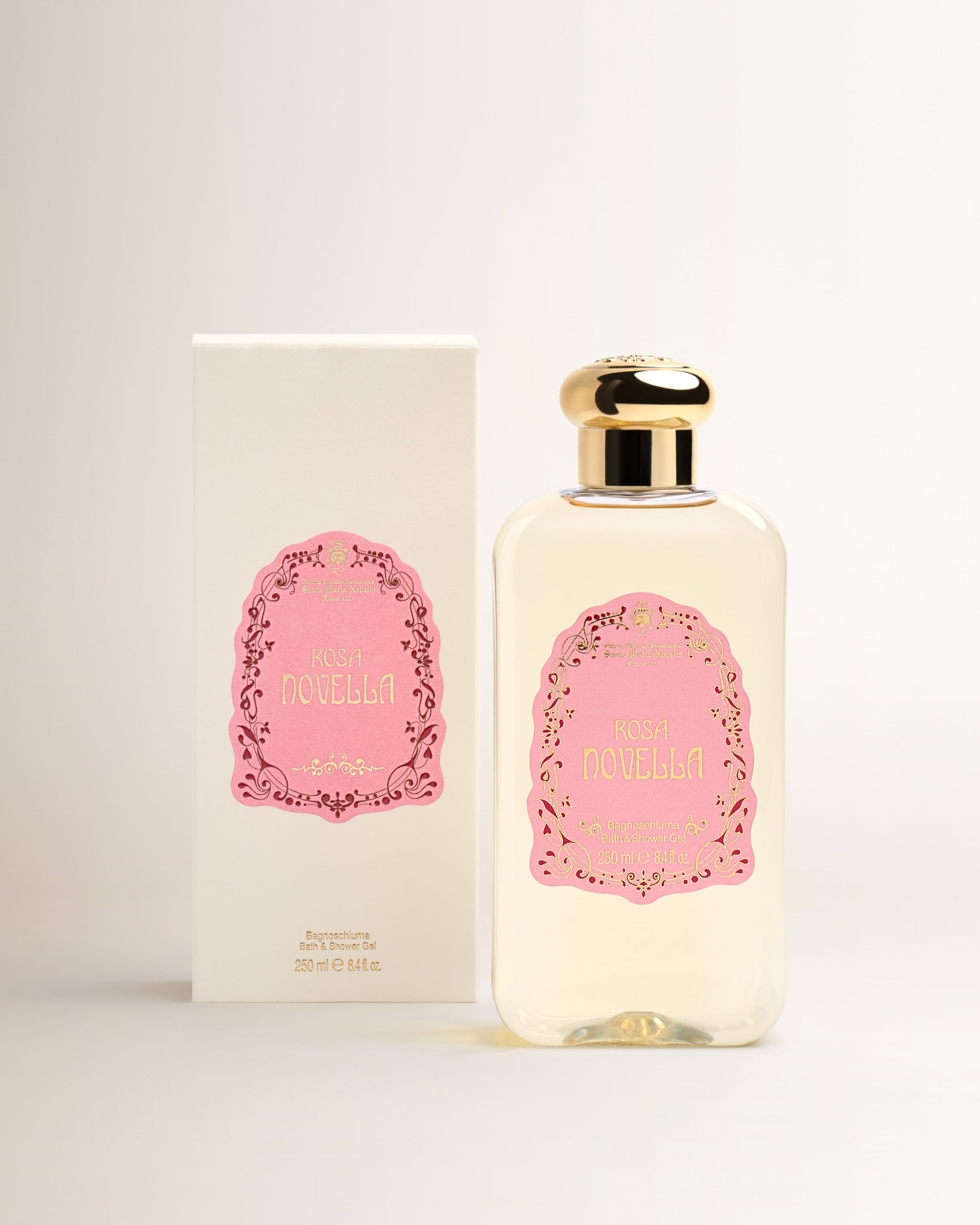Gel de Bain et Douche Rosa Novella