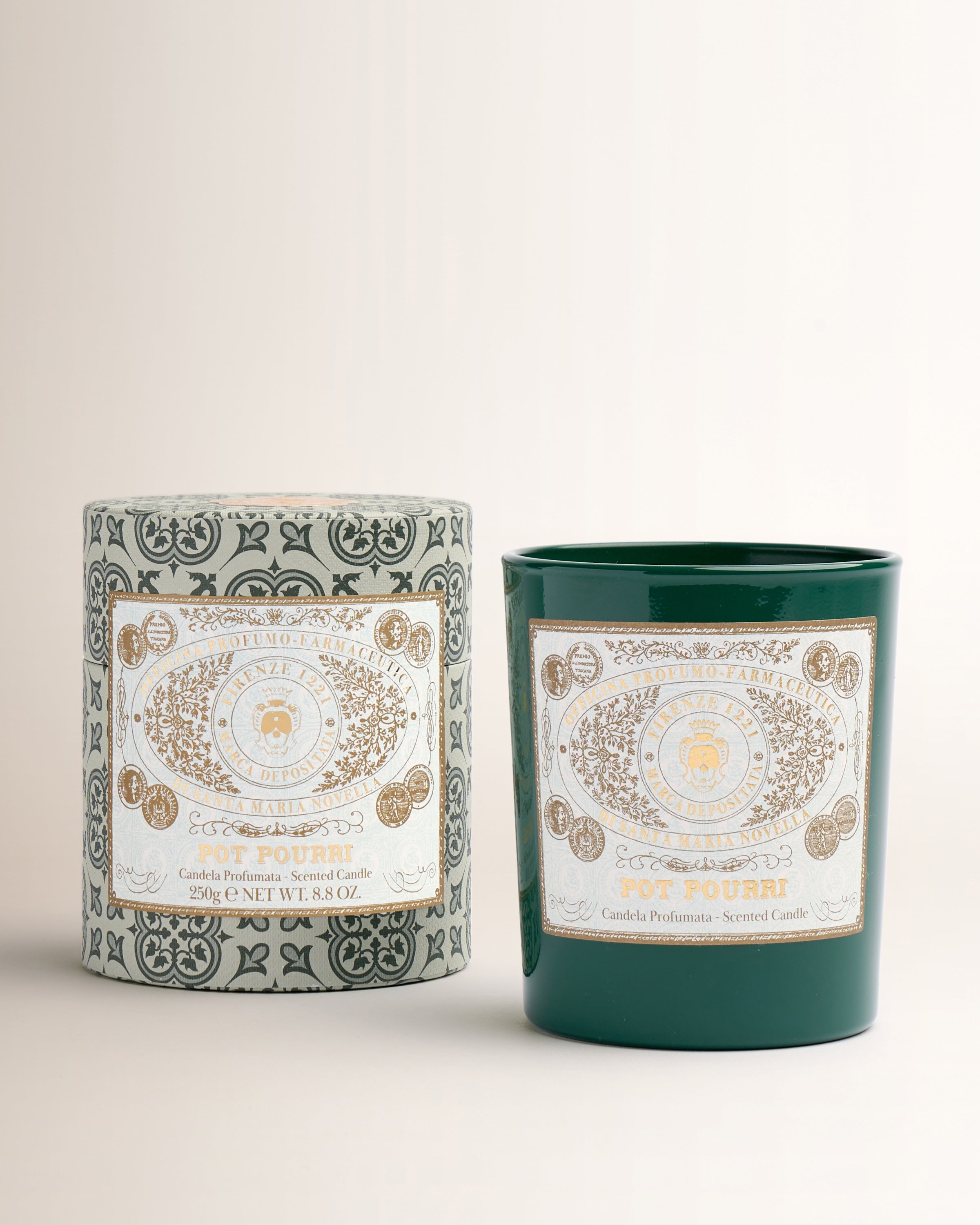 Pot Pourri Glass Candle