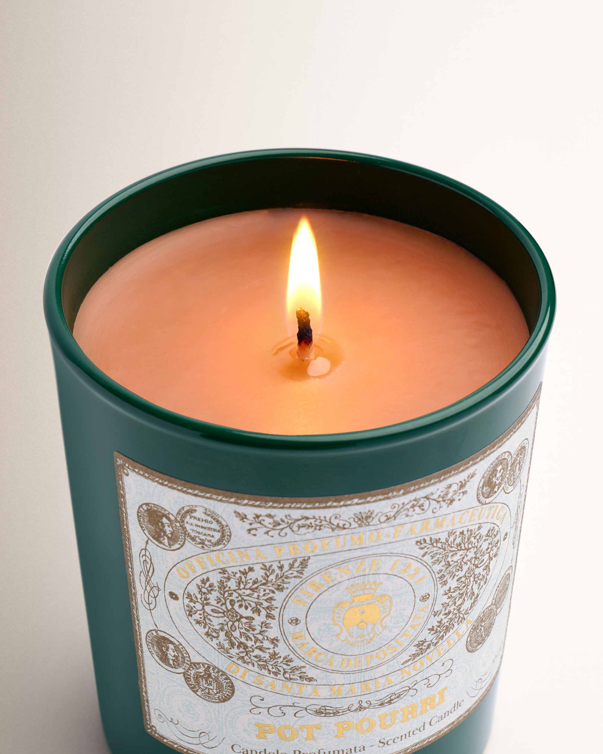 Candela Pot Pourri in Vetro