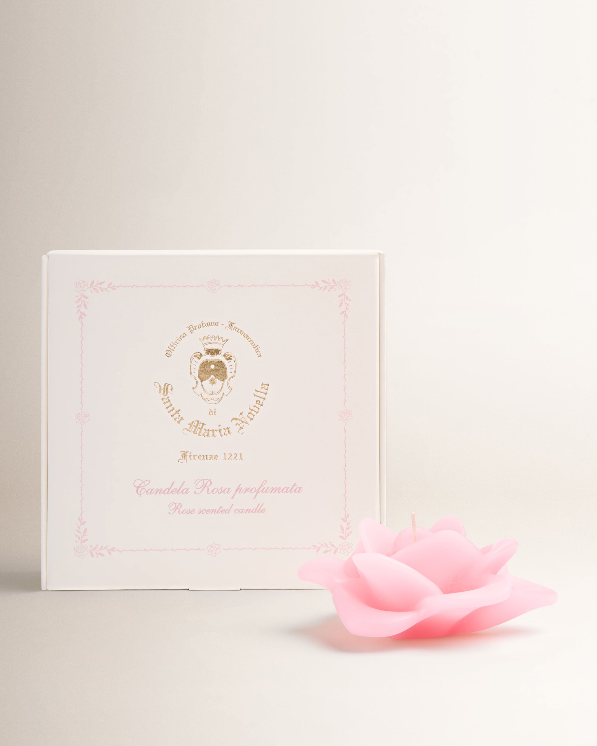 Vela Perfumada en Forma de Rosa