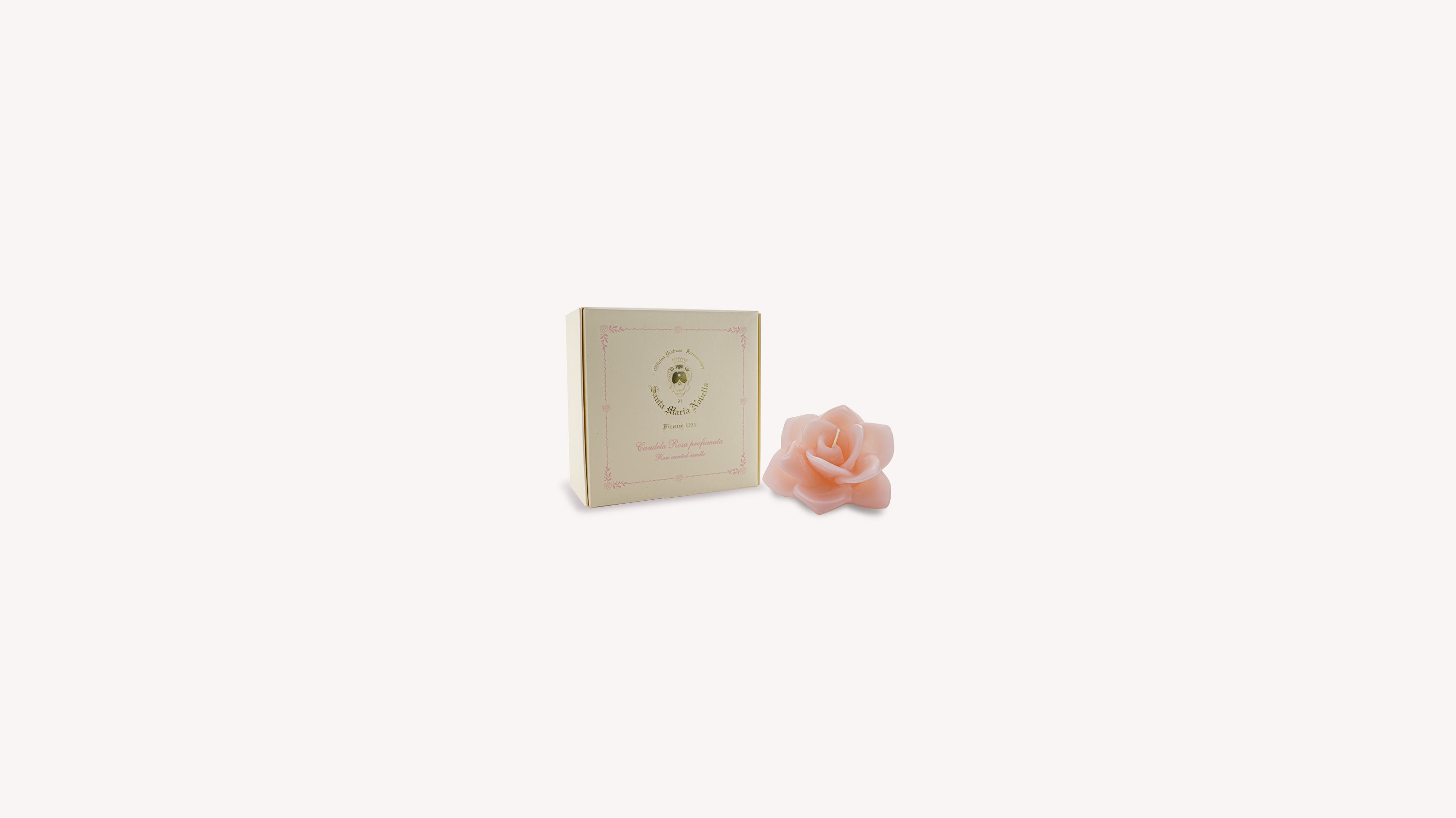 Rosa Shaped Scented Candle